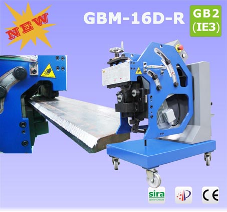 GBM-16D-R可翻转钢板X型焊接坡口机